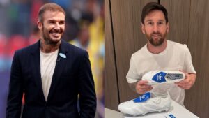 Lionel Messi’s Heartfelt Tribute to David Beckham: A Special Gift of Signature Boots.