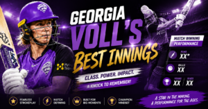Georgia Voll's Best Innings