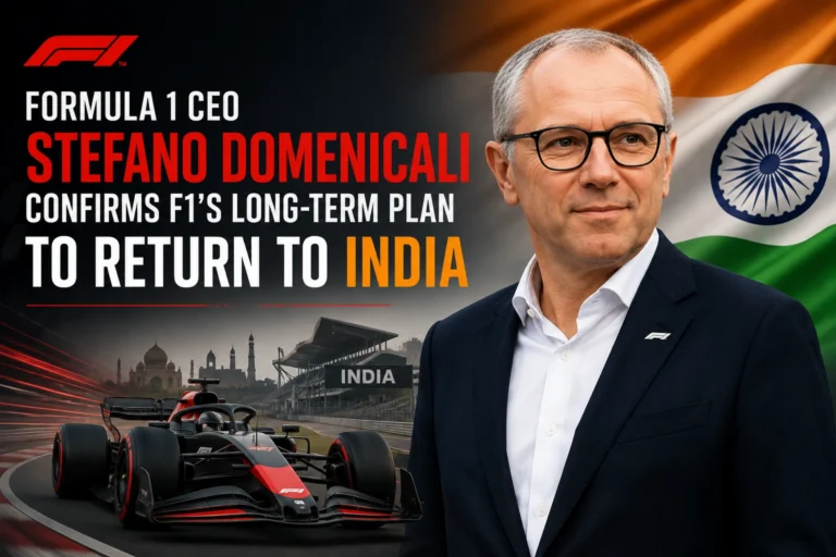Formula 1 CEO Stefano Domenicali Confirms F1’s Long-Term Plan to Return to India Formula 1 CEO Stefano Domenicali speaking about Formula 1's plans to return to India