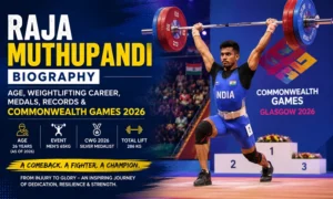 Raja Muthupandi Biography Age, Weightlifting Career, Medals, Records & Commonwealth Games 2026