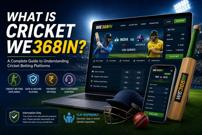 What Is CRICKET WE368IN? A Complete Guide to Understanding Cricket Betting Platforms What Is CRICKET WE368IN? Understanding Cricket Betting Platforms