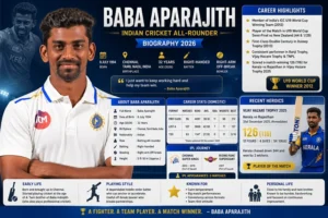 Baba Aparajith Cricket All-Rounder Profile