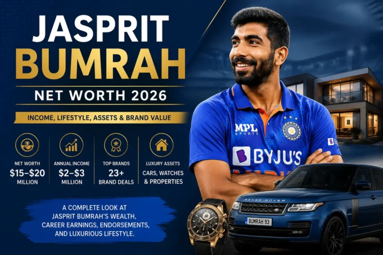 Jasprit Bumrah Net Worth 2026