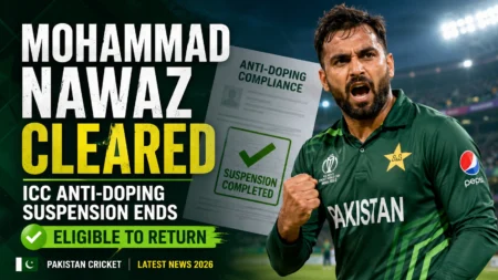 Mohammad Nawaz cleared after ICC anti-doping suspension