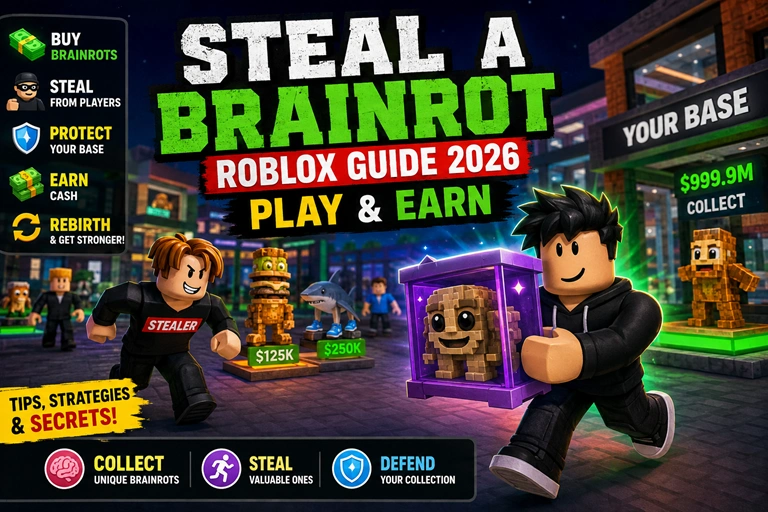 Steal a Brainrot Roblox Guide 2026: How to Play, Steal & Earn Steal a Brainrot Roblox Guide 2026 Play & Earn