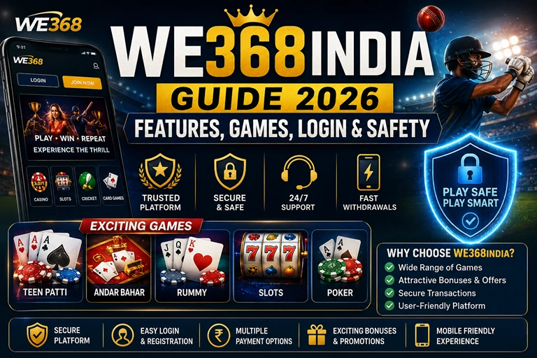 WE368India Guide 2026 Features, Games, Login & Safety