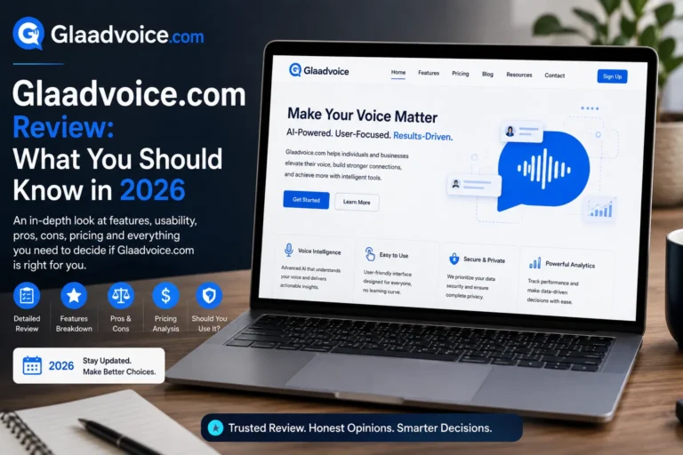 Glaadvoice.com Explained: What the Website Really Is in 2026 Glaadvoice com website review
